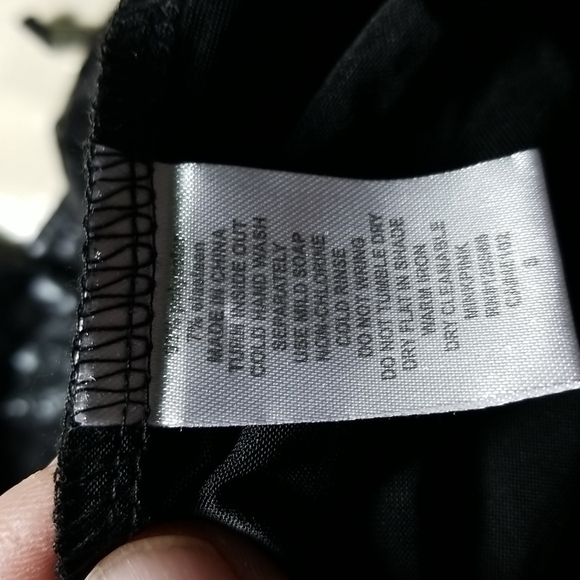 Minkpink Women's Top Size S Loose Fitting See Through Black - Picture 5 of 5